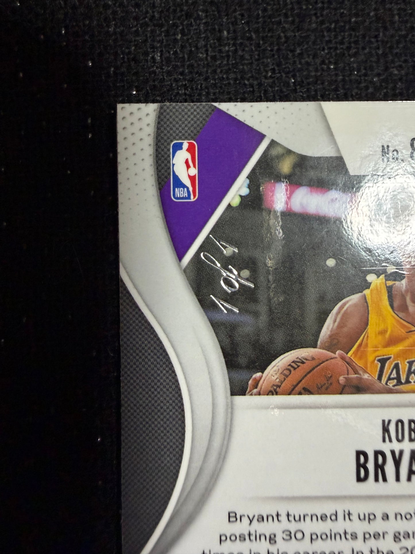 Kobe Bryant Panini Prizm1/1