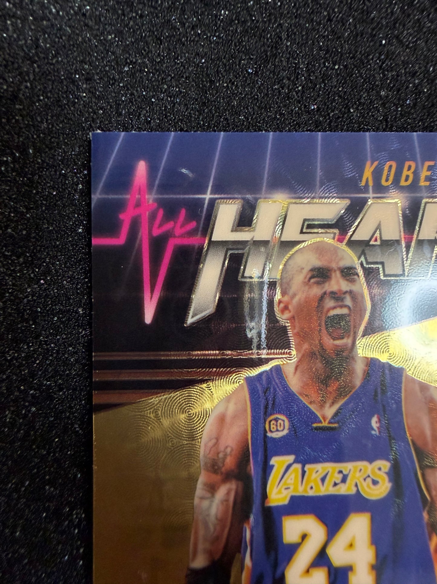 1/1 Kobe Bryant 2018-19 Panini Donruss Optic All Heart Gold Vinyl Prizm #19 Lakers