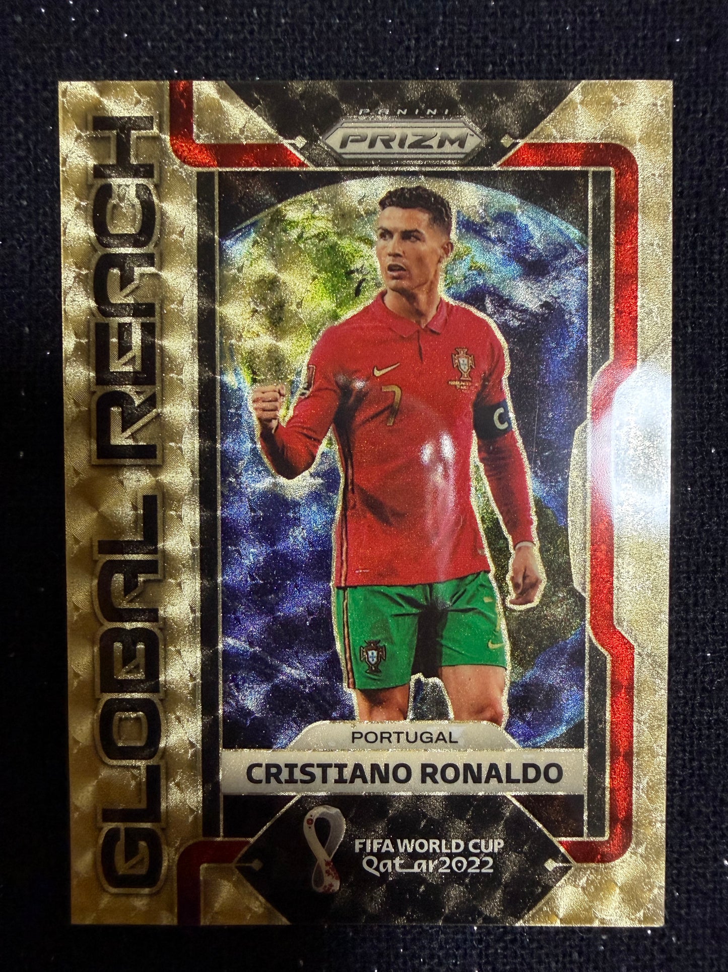 2022 Panini Prizm FIFA World Cup Qatar Cristiano Ronaldo 1/1